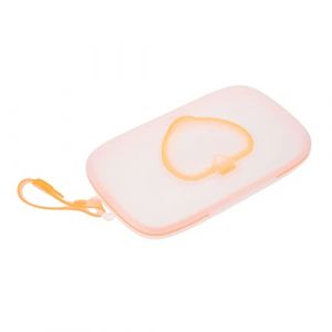 COLLBATH 1 Pièce Boite à Essuyer Étui à Lingettes Pour Bébé De Plein Air Conteneur De Distributeur De Lingette Pour Bébé Étui De Voyage Pour Lingettes Bébé Plastique Polypropylène Orange (Murdoffi, neuf)