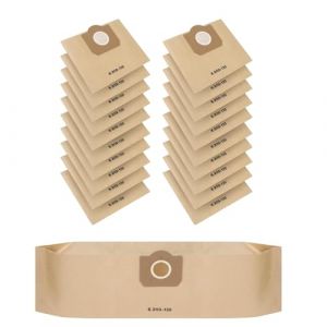 Sitbfoam Lot de 20 sacs filtrants en papier pour aspirateur K&auml;rcher 6.959-130.0, WD3, WD3 1629 MV3 Premium A2201/2204/2504/2554/2251/2604 (OGNYANOV KOMERS, neuf)