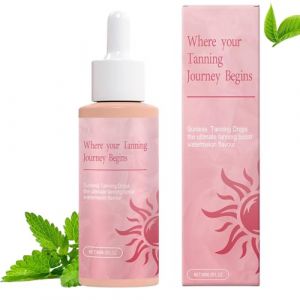 Gouttes De Bronzage Sans Soleil, Liquide Nourrissant Et &Eacute;clatant, Stimule Naturellement La M&eacute;lanine. &Agrave; Boire, Am&eacute;liorez Votre Teint Naturel Et Donnez &Agrave; Votre Peau Un &Eacute;clat Sain Et Radieux (SXRXHF, neuf)