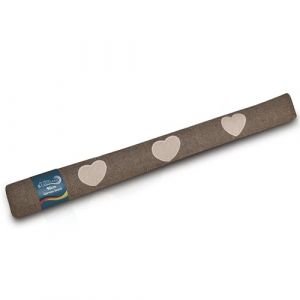 Beautissu Tuuli Bas de Porte 90 cm Poids 1 kg en Coton &ndash; comme Boudin de Porte ou Boudin de Fen&ecirc;tre Contre Le Froid &ndash; Coussin de Porte Marron Robuste avec Remplissage et Tenue Ferme (Brandvin, neuf)