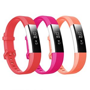honecumi Bracelet Compatible avec Fitbit Alta/Alta HR Bracelet Hommes Femmes, Alta Souple Silicone Classiques Reglables Sport Bracelet Accessoires &Eacute;l&eacute;gant Sangle, Petit (honecumi-FR, neuf)