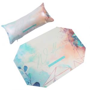 LOORGVEL Set de Coussin Main Manucure Octogonal avec Tapis Doux pour Nail Art Repose-main Confortable pour Usage Domestique et Salon Accessoires Ongles D&eacute;coratifs Pratiques (YANJHG, neuf)