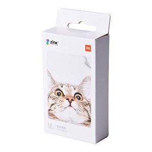 Dewanxin Lot de 50 feuilles de papier adhésif pour Xiaomi Pocket - 5 x 7,6 cm - Zink - Pour imprimante photo instantanée portable Xiaomi Pocket (TechPunt, neuf)