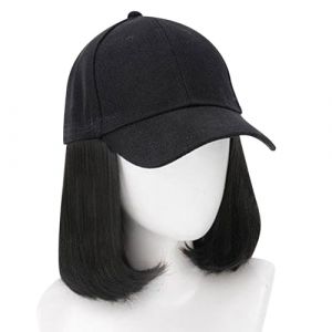 Perruques De Chapeau Baseball &Agrave; La Mode Combo Pour Un Changement Coiffure Rapide Id&eacute;ales La Perte Cheveux Am&eacute;lioration Des Volumes Cheveux Femmes (deDhh, neuf)