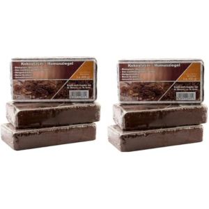 Litière de Coco pour terrariums et terrariums - - XXL - pour Terrarium - Litière d'humour Cocoground - Fond de cococo, Humus en Fibre de Coco - Briquettes pour terrariums (Tropic-Shop, neuf)