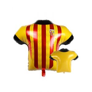 Ballon aluminium RC Lens 60 cm - Jaune (DeguiseToi_Officiel, neuf)