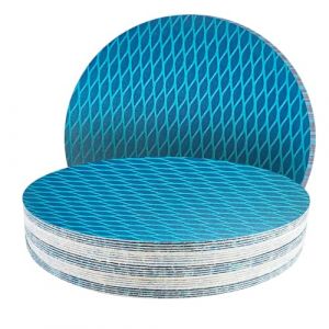 GZKTY Disques Abrasifs 180mm Sans Trous - Grain 180 - Disque a Poncer 180mm 25 Pièces pour Disque Poncage pour Ponceuse Excentrique 180mm - En Forme de Losange - Moins de Colmatage (GZKTY, neuf)