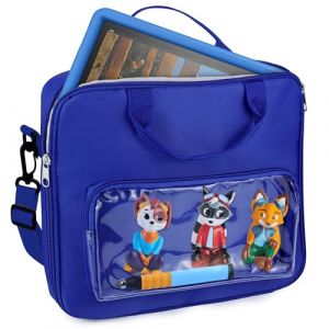 Sac Ordinateur Portable Enfant Tablette 7-8 Pouces, Compatible avec VTech - MagiBook v2 (Bleu foncé) (Gagacity, neuf)