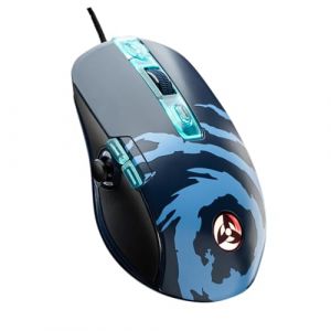 Lexip x Tsume - Souris Naruto Shippuden - Joystick de Pouce analogique - 12 Boutons et Actions programmables - Poids Ajustable - Capteur Optique PAW3327 de 100 à 12 000 DPI (Kakashi) (1foDiscount, neuf)