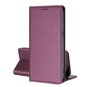 EuoDuo Coque Magn&eacute;tique pour Samsung Galaxy S7 Edge &Eacute;tui Rabattable en Cuir PU Housse Pochette &agrave; Clapet Aimant Ferme Portefeuille avec RFID Blocage Fentes pour Cartes - Violet Fonc&eacute; (VLQI, neuf)