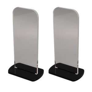 Fockety 2 Packs de Support de Gants de Boxe, Support de Gants de Boxe en Acrylique, Support Vertical de Gants de Boxe, pr&eacute;sentoir de Collection pour Gants de Boxe, 3.1x2.0x5.9in (Noir) (biaterd, neuf)