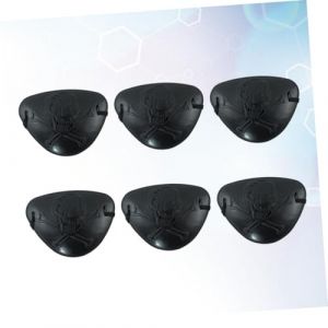 SHERCHPRY 6pi&egrave;ces Lot de Cache-&oelig;il Pirate &agrave; Motif Squelette pour Halloween et Cosplay &Eacute;cusson Imprim&eacute; pour F&ecirc;tes et Spectacles (Dnna Huang, neuf)