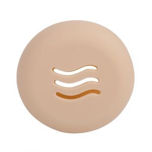 Housse de Couette Ronde - Silicone 7,4x7,4x2,4cm | Conteneur de houppette &agrave; poudre avec contenant de houppette cosm&eacute;tique respirant, humide et sec | Voyage (luanyi, neuf)