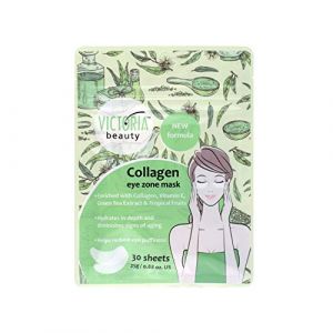 VICTORIA BEAUTY Collagen EYE zone mask NEW formula 30 sheets (Alikante 77, neuf)