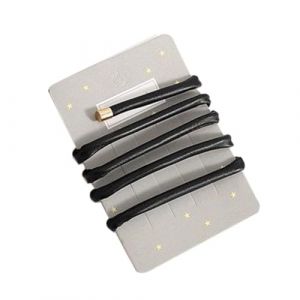Corde à cheveux tressée en cuir français - Corde à cheveux haut de gamme polyvalente - Soutien-gorge en polyuréthane W1E6 - Design unique - Tendance (Xinfanyang, neuf)