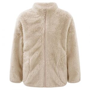 RUNQHUI Enfant Fille Garçon Blouson Polaire Chaud Veste Sweat Zippé Peluche Hiver Automne Décontracté Kaki 9-10 ans (RUNQHUI, neuf)