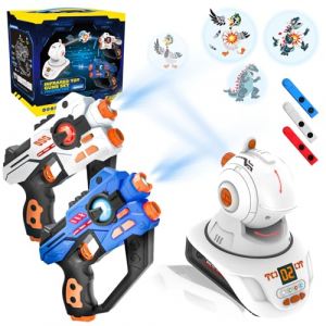 FORHISHER Laser Game Enfant,Laser Pistolet Jouet Set 2 PCS avec projecteur, 6 7 8 9 10 11 12 Ans Jouets pour garçons, 6 7 8 9 10 11 12 + Ans Meilleurs Jouets Cadeaux pour garçons et Filles (HST OFFICAL, neuf)