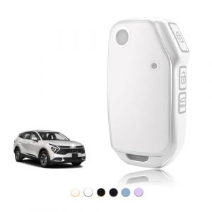 TOOMUME Coque Clé TPU, Etui Clé Étui Clé Adapté pour Kia Sportage R GT MK5 Stinger GT Sorento Picanto Ceed CD Proceed XCeed Cerato Forte, Couvre Clef Cache Cle Voiture Telécommande - Flip Key (TOOMUME, neuf)