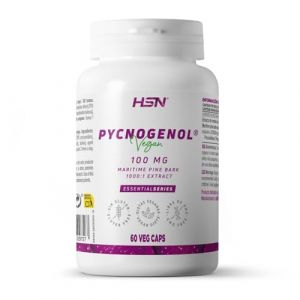 HSN Pycnogenol® 100mg (Extrait d'Écorce de Pin Maritime Français) | 60 Gélules Végétales | 1000x Plus Concentré et Standardisé à 70% Procyanidines | Sans OGM, Végan, Sans Gluten (HSNstore, neuf)