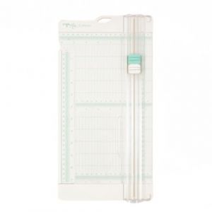 Craftelier - Cisaille Pro ou guillotine avec bras rotatif pour mesurer et couper du papier et du carton pour scrapbooking ou travaux manuels avec plieuse, lame et r&egrave;gle transparente - Dimensions : (Craftelier, neuf)