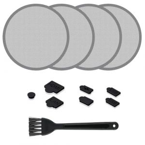 ACIDALIE Filtre anti-poussi&egrave;re pour ventilateur PS5 avec 4 pi&egrave;ces de ventilation respirante | Convient pour prise de port PS5 | Bouchon anti-poussi&egrave;re en silicone pour PS5 Pro, PS5 Slim, PS5 (HAUXINRUI, neuf)