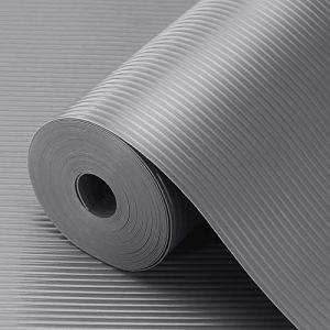 Origuuds Tapis Fond de Tiroir Non-Adhésif, Tapis Frigo en EVA Antiderapant, Plastique Tapis Refrigerateur Placard Etagere Protection, pour Meuble, sous Evier Cuisine (Gris/30cmx600cm) (Origuuds EU, neuf)