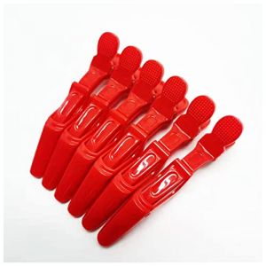 &Eacute;pingle &Agrave; Cheveux 6 pcs/gros pinceaux pince &agrave; cheveux pince d' Clip Clip Clipper Coiffeur Coiffeur Coiffeur Accessoires for cheveux &Eacute;pingle &Agrave; Cheveux Mariage(6 pcs red) (钟祥市微琼维商贸有限公司, neuf)