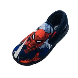 Marvel Chaussons Spiderman pour garçon, bleu marine, taille 13 UK, 32 EU (GladRags Online, neuf)