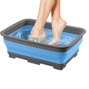 Bath de pied portable - bol de trempage spa compact, récipient réutilisable du bain chauffé | Seau à eau thermique durable pour soulagement musculaire fatigué, bac de traitement des pieds pour la pédi (RongTaowangluo, neuf)