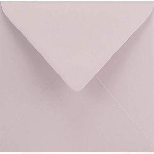 Netuno 25 enveloppes carrées rose pastel 153x153 mm 120g Keaykolour Pastel Pink enveloppes écologiques en papier recyclé enveloppes recyclées pour cartes de vœux invitations anniversaires Noël (netuno, neuf)