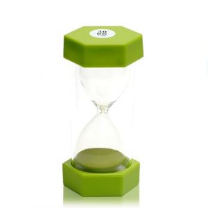 Sablier à minuterie, Sablier Enfant, Minuteur Sabliers, Sablier Sécurité Enfant, Coloré Sablier Sable Horloge Minuteur, Minuterie de Cuisine, décoration de Bureau à Domicile,30 Minutes, Grün (Dream HorseX, neuf)