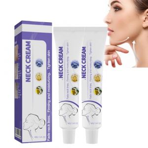 Dyceittdia 2pcs Crème pour le cou, Crème pour le Cou au Rétinol, Crème Raffermissante pour le cou, Réduire les rides du cou, Nourrit et Raffermit le cou, 2pcs*40g, neck cream (02) (JTOHLO, neuf)