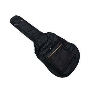 EXCEART Housse De Guitare Folk &Eacute;tui De Transport Imperm&eacute;able Housse De Guitare Folk pour Standard (Canell, neuf)