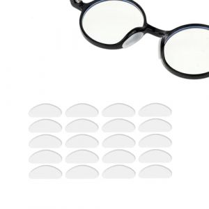Coussin Nasal en Silicone,10 Paires Lunette Anti Glisse Lunettes Protection Nez Lunette Transparente Silicone Transparent Patins Lunettes,pour Lunettes de Lunettes de Soleil Spectacles (YEEMAN, neuf)