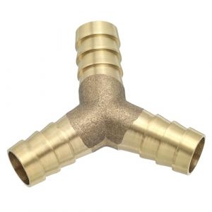 PATIKIL 1/2" Raccord de Tuyau en Laiton, Raccord de Type Y en Laiton, Raccords de jonction en m&eacute;tal, Raccord de jonction, d'air pour kit de r&eacute;paration de Tuyau d'eau, d'huile, de Carburant (PATIKIL UK, neuf)