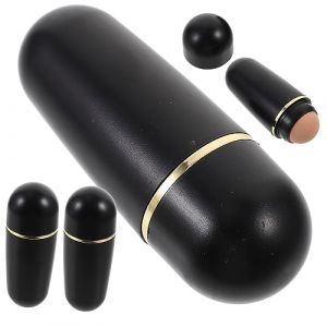 CALLARON 4 Pièces Balle absorbante d'huile faciale rouleau absorbant l'huile outils de soins de la peau ton absorber le rouleau de visage volcanique boule absorbant l'huile Roche volcanique (Raindrops On Roof, neuf)