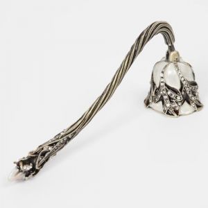 thewense Éteignoir à bougie vintage avec longue poignée, éteindre, en métal antique, éteindre, comme cadeau pour la décoration de la maison (thewense, neuf)