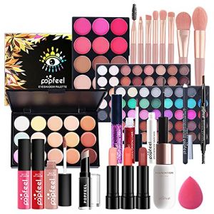 26Pcs Kit de maquillage Complet, Polyvalent Ensemble-cadeau de Cosm&eacute;tique avec Fard &agrave; Paupi&egrave;res Palette Correcteur Fard &agrave; Joues Rouge &agrave; L&egrave;vre pour Femme, Tout-en-un Mallette de Maquillage Beaut&eacute; Set#6 (YouWinDirect, neuf)
