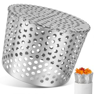 KOVSGQ Crapaudine De Goutti&egrave;re Grille Goutti&egrave;re Anti Feuilles Filtre De Descentes en Acier Inoxydable Filtre Anti Blocage De Toit Maille Protections pour Maison Avant-Toit Foss&eacute; &Eacute;gout (110-125mm) (Travenix-US, neuf)