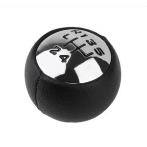 Pommeau Vitesse Pour PEUGEOT 807 pour Expert 2004-2011 PU cuir voiture manuel pommeau de levier de vitesse b&acirc;ton t&ecirc;te boule Pommeau levier vitesses (Taille : 5-speed) (Petite &eacute;picerie de produits du quotidien jianyao, neuf)