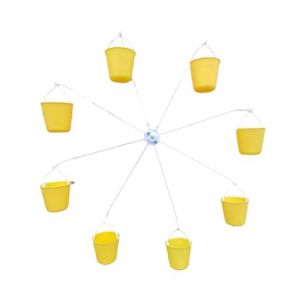 Birtern Mangeoire &Agrave; Oiseaux en Forme De Grande Roue Rotative - Station d'Alimentation Avec Perchoir Pour L'Observation Des Oiseaux (zihankuajingdianshang, neuf)