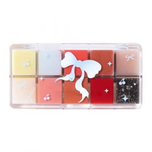 Lip Gloss Palette, 10 Colors Jelly Lip Cream, High-Pigmented Lip Palette, Multi-Color Lip Gloss Set, Professional Lipstick Palette, Smooth Lip Glosses For Women, Compact Lip Gloss Palette (benhaoq, neuf)