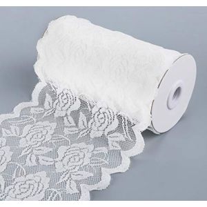 Adorfine Rouleaux de dentelle vintage vintage de 15 m de large - Chemin de table en dentelle - Pour cérémonie, festival, événement, table de mariage (Adorfine, neuf)