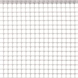 Grillage Plastique Maille Carrée 10 mm, Filet de Protection Multi-Usages - Couleur et Longueur au Choix - h m 1x30 Blanc (Retelandia, neuf)