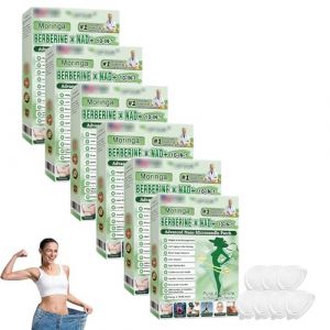 Patch Moringa 10-En-1 &agrave; Nano-Aiguilles Avanc&eacute;Es, Patchs Moringa Et Berb&eacute;Rine pour Tous Types de Peau, Patch Professionnel &agrave; Micro-Aiguilles pour La Perte de Poids & Unisex (6&mdash;2.0, Luxarise) ((Livraison rapide en 10-14 jours) TIMIFUN, neuf)