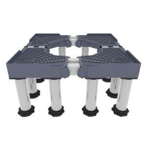 Base de Machine à Laver, Socle Linge Base de Sèche-linge Longueur/Largeur 42-66cm Hauteur 28-31cm Charge 400kg Socle Anti-vibration pour Réfrigérateur Machine à Laver Sèche-Linge 12 Pieds Gris (Shanxi bai fu yuan guoji maoyi Co. Ltd, neuf)