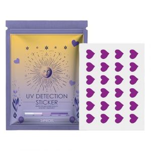 Autocollants pour la détection du soleil – 24 pièces – autocollants pour corps portables au cœur pour le sport et les vacances (wekasd, neuf)