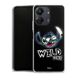 DeinDesign Coque en Silicone Compatible avec Xiaomi Redmi 13C 5G Etui Silicone Coque Souple Lilo & Stitch Produit sous Licence Officielle Disney (DeinDesign - GmbH, neuf)