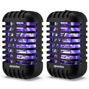 Lampe Anti Moustique 2 Pack, Prise Anti Moustique Tueur de Tue Mouche Electrique, Pi&egrave;ge &agrave; Insectes UV &Eacute;lectrique d'Int&eacute;rieur Destructeur d'Insectes pour Mouches, Moustiques, Mites (Mr. T&J, neuf)
