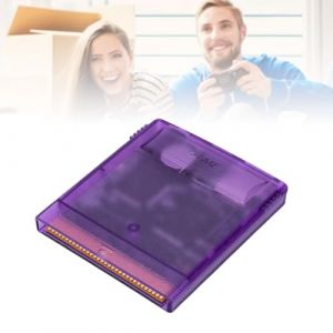 Diyeeni Cartouche Multi-Jeux 2588 Jeux en 1 pour Gameboy pour Gameboy Color pour Super Gameboy1/2, Carte M&eacute;moire 8 Go, capacit&eacute; Maximale de 64 Mbits, Boutons A B Personnalis&eacute;s (Violet transparent) (purceei, neuf)